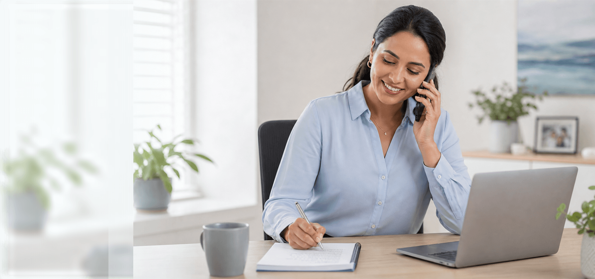 Support coordinator answering a family enquiry