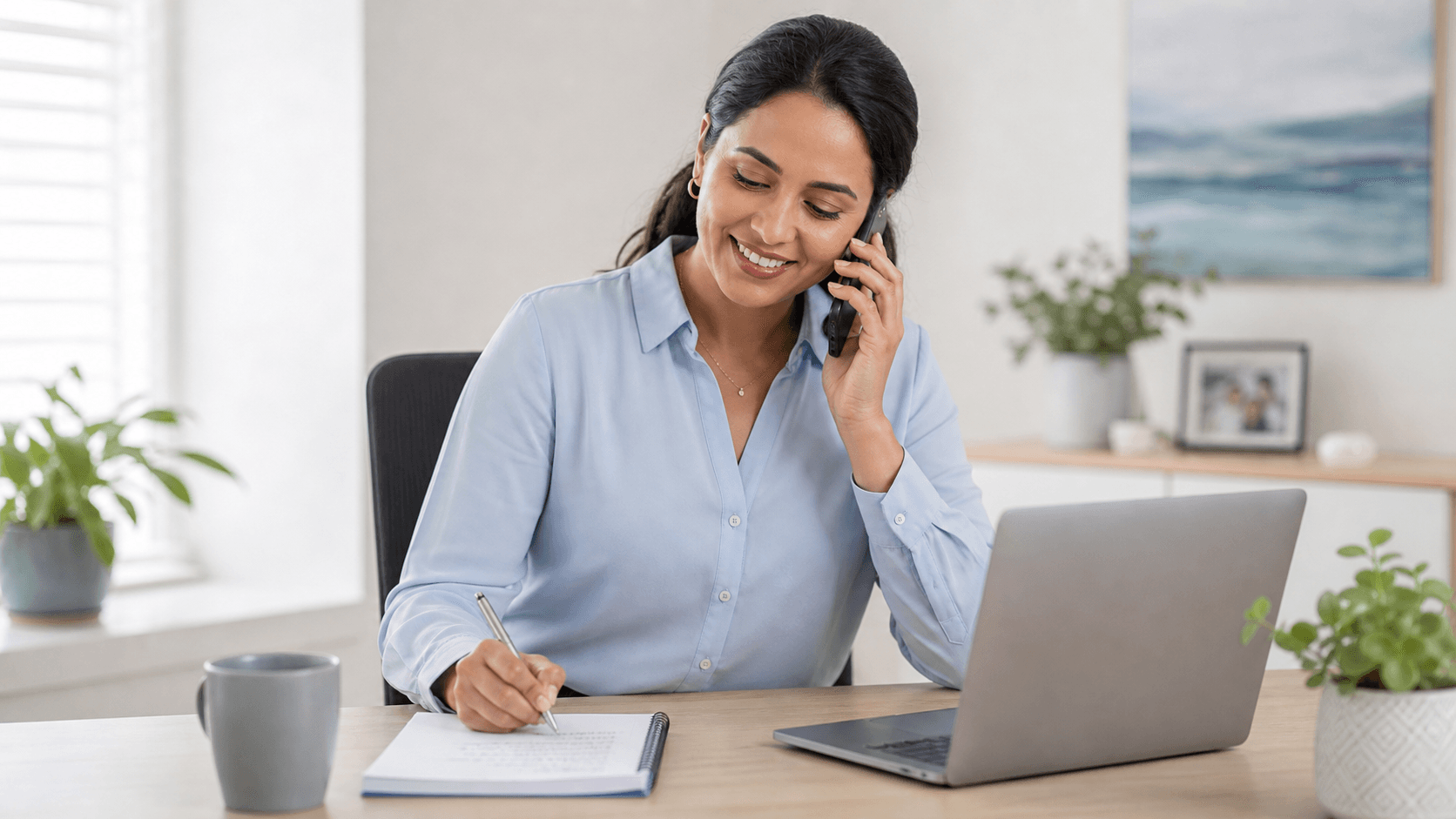 Support coordinator answering a family enquiry